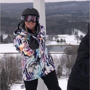 Woman’s Volcom snowboarding jacket